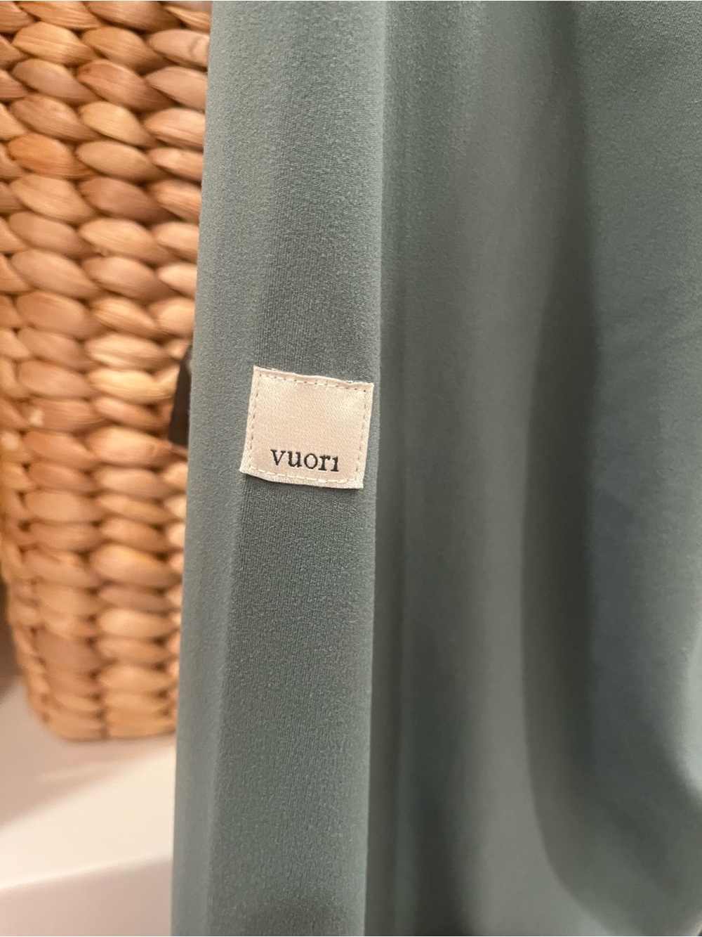 VUORI HALO EASY WIDE LEG Pants agate green - Picture 4 of 9